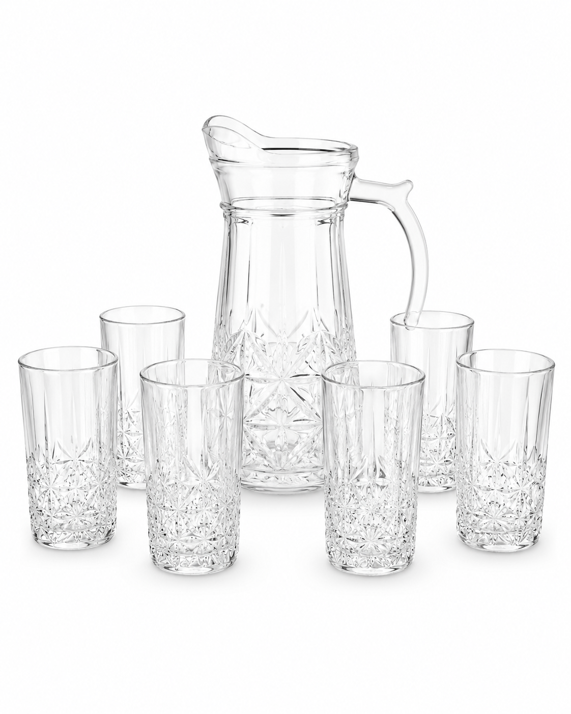 Yzh-35/L7-Jarra 1700 Ml Con 6 Vasos 278 Ml Diseñ