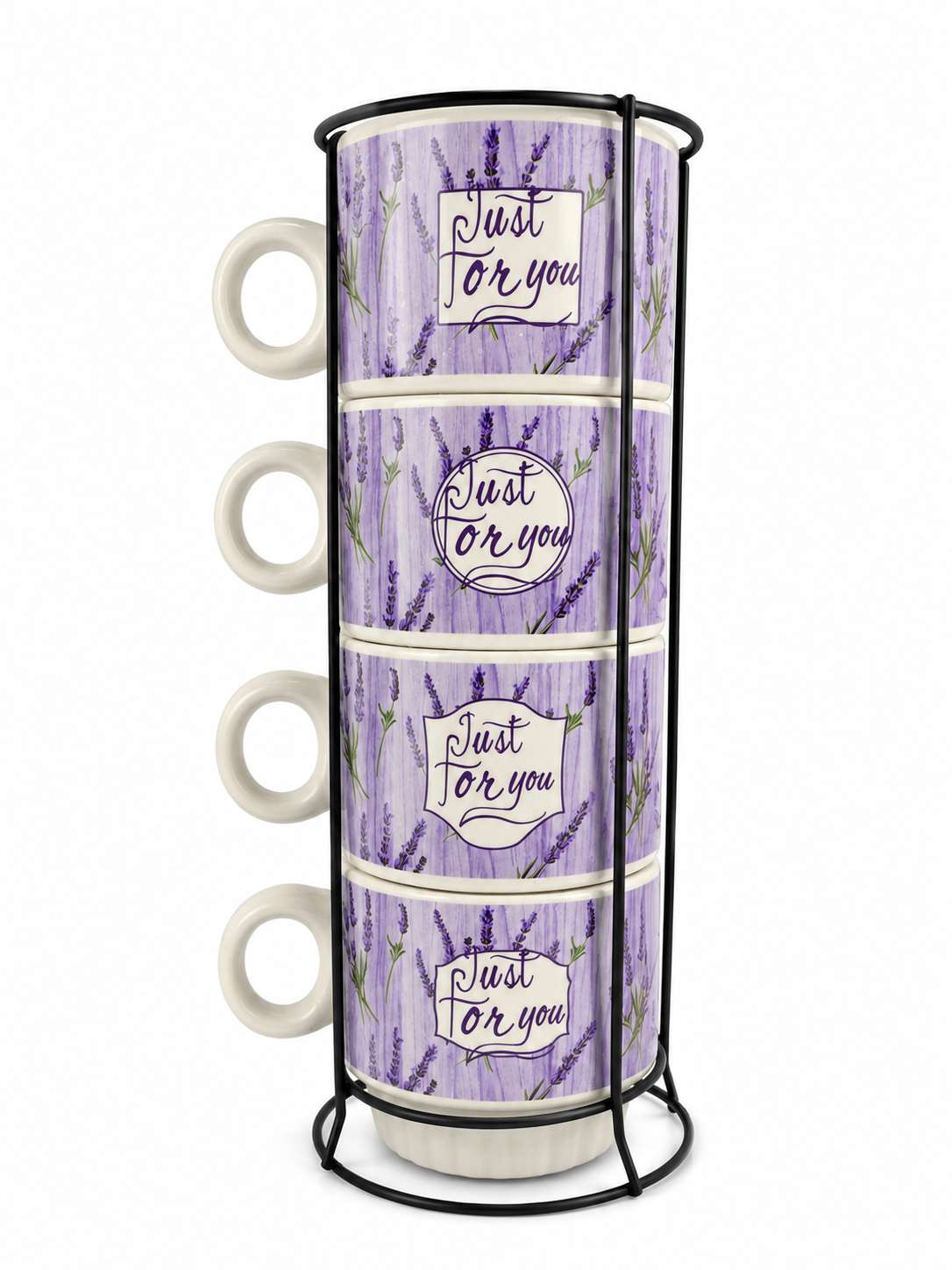 Juego De Pocillos 250 Ml Diseño Frases M