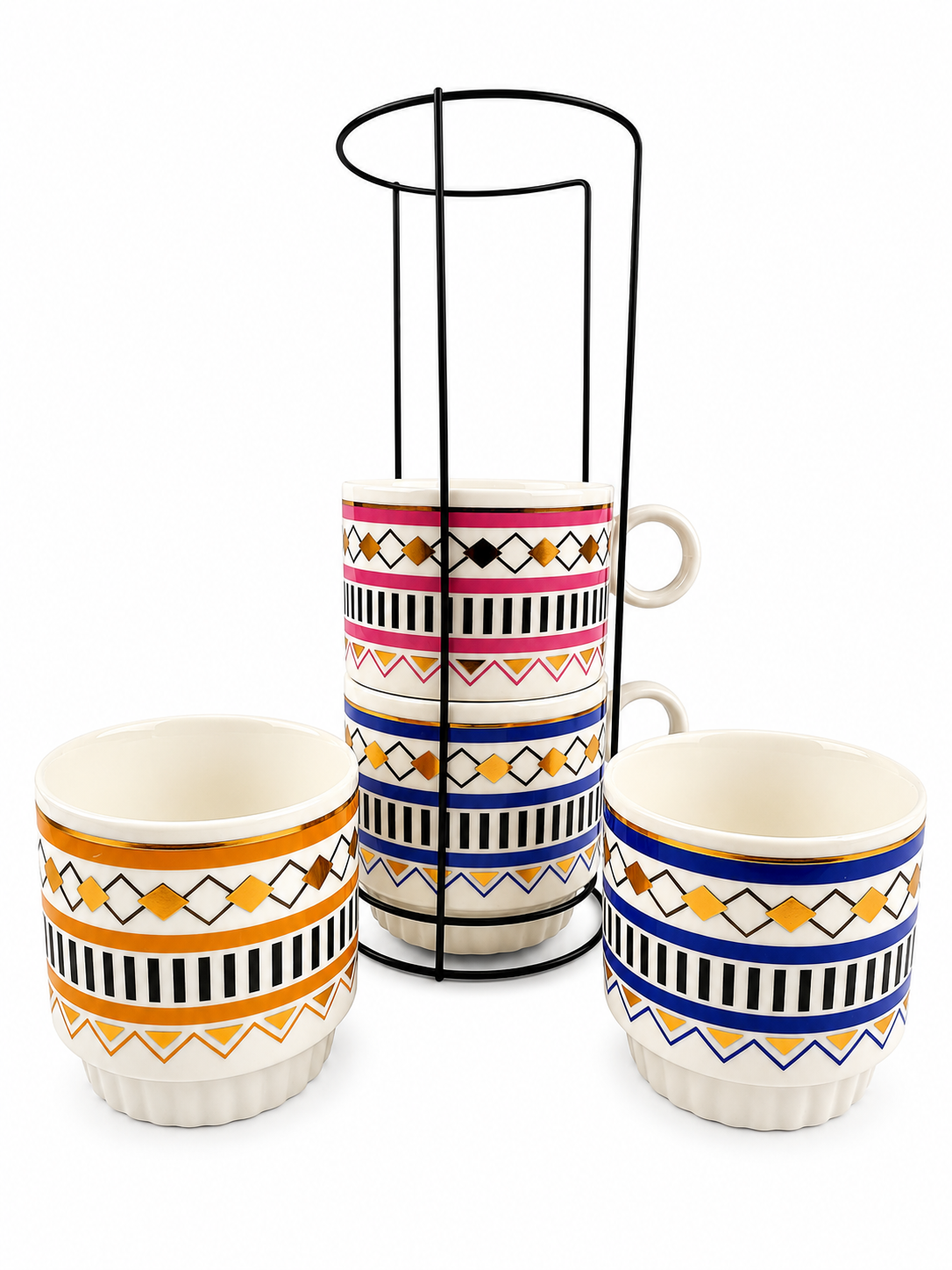 Juego De Pocillos 250 Ml Diseño Arabe — imagen 2