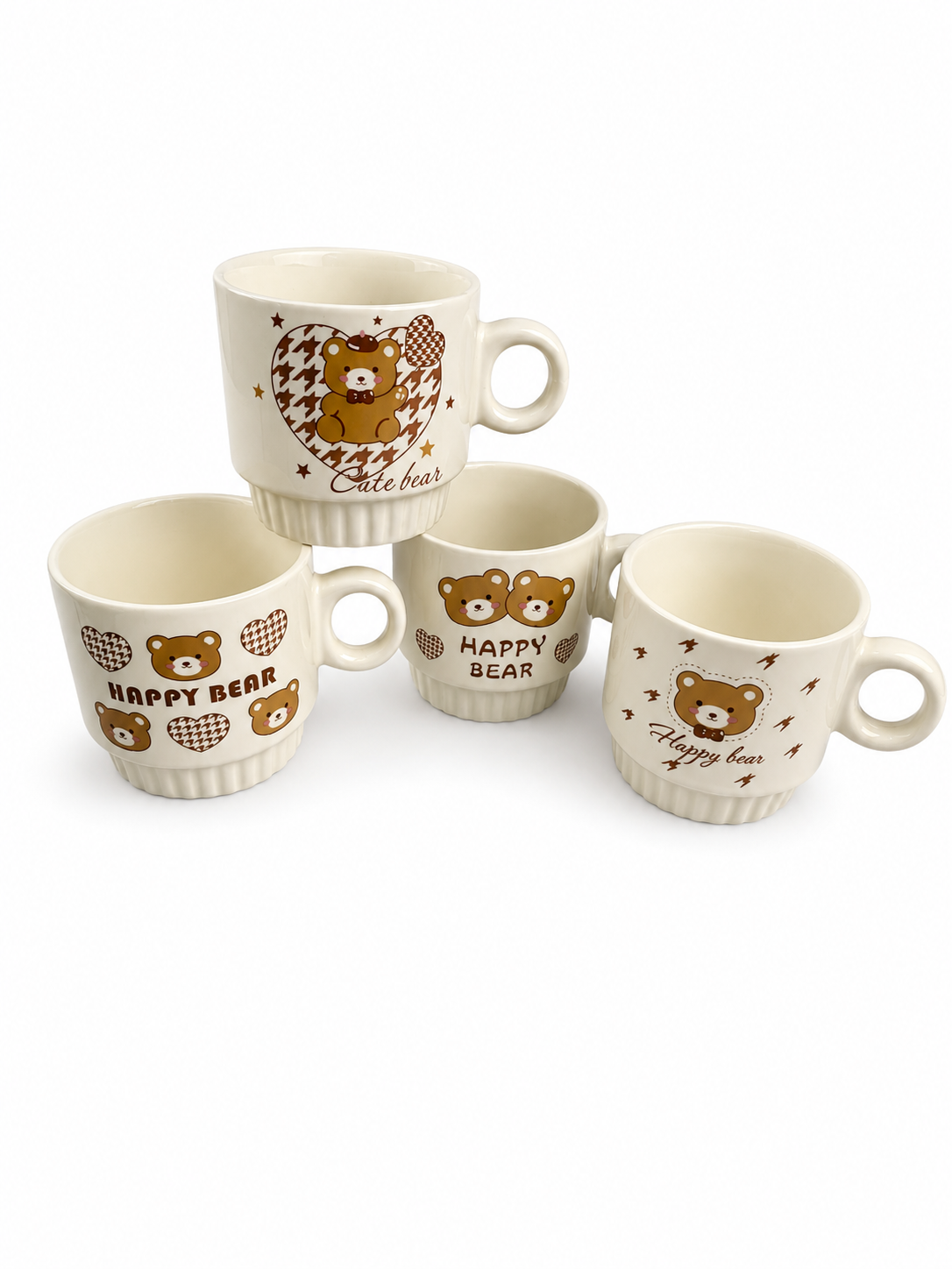 Juego De Pocillos 250 Ml Diseño Osos — imagen 2