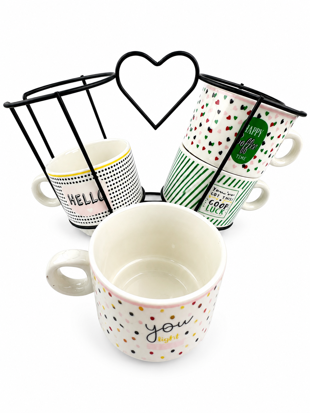 Wi4171-31 Set De Pocillo Corazon X 4 Und — imagen 2