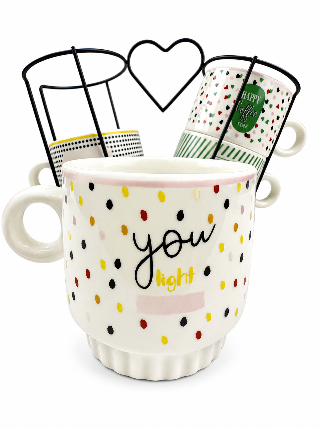 Wi4171-31 Set De Pocillo Corazon X 4 Und — imagen 3