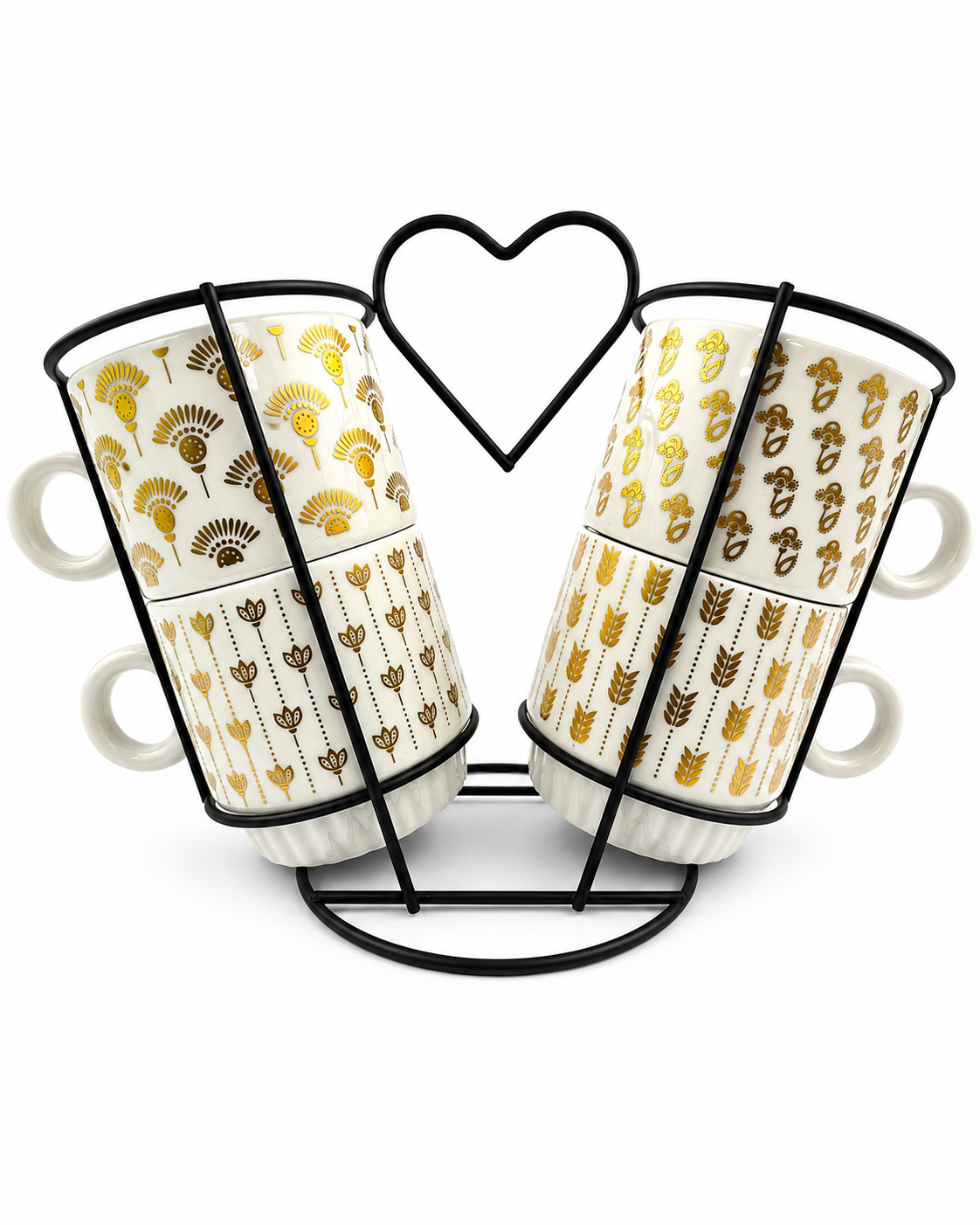 Wi4171-32 Set De Pocillo Corazon X 4 Und