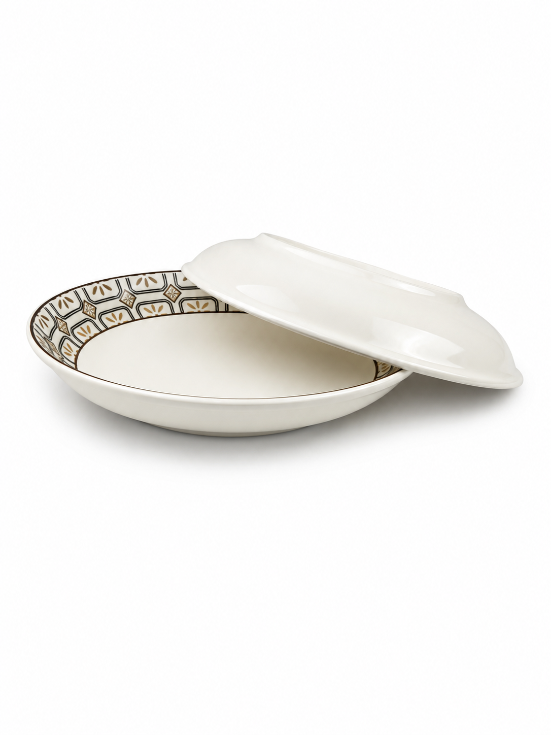 Plato Ceramica Pando Diseño Mosiaco 20Cm — imagen 4