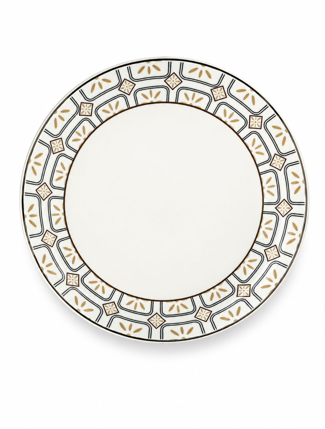 Plato Ceramica Pando Diseño Mosiaco 20Cm