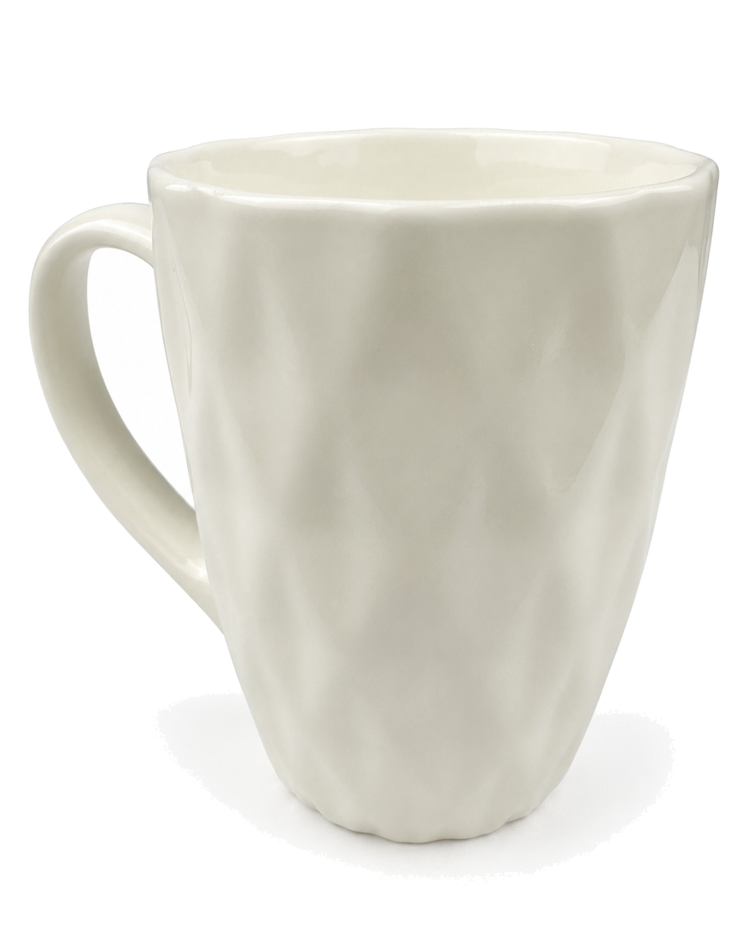 Pocillo Ceramico Blanco Con Relieve Golf 35
