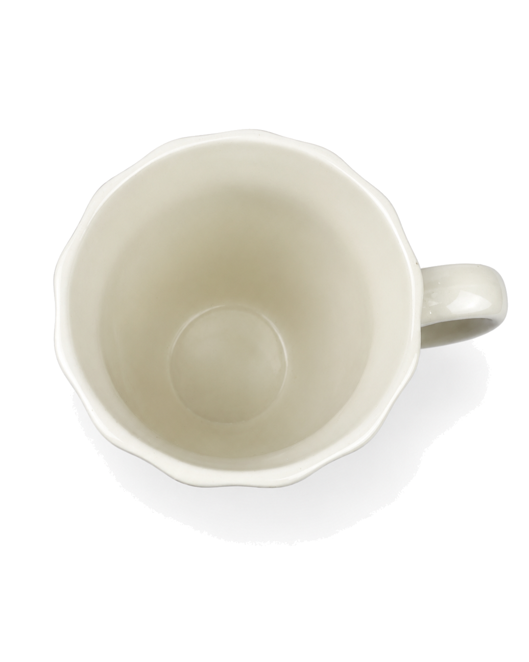 Pocillo Ceramico Blanco Con Relieve Golf 35 — imagen 2