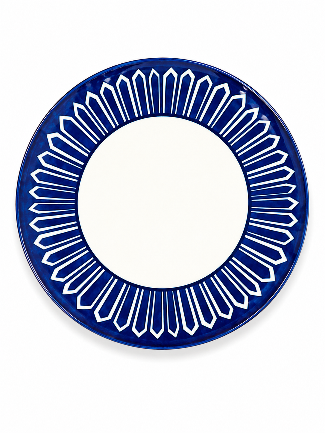Plato De Ceramica Pando Diseño Llano Azul — imagen 3