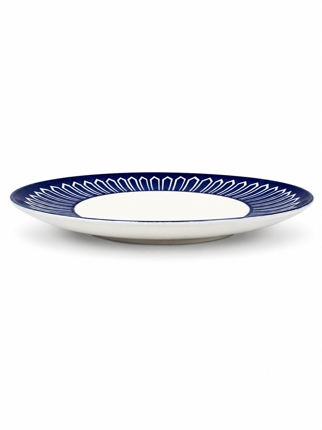 Plato De Ceramica Pando Diseño Llano Azul — imagen 4