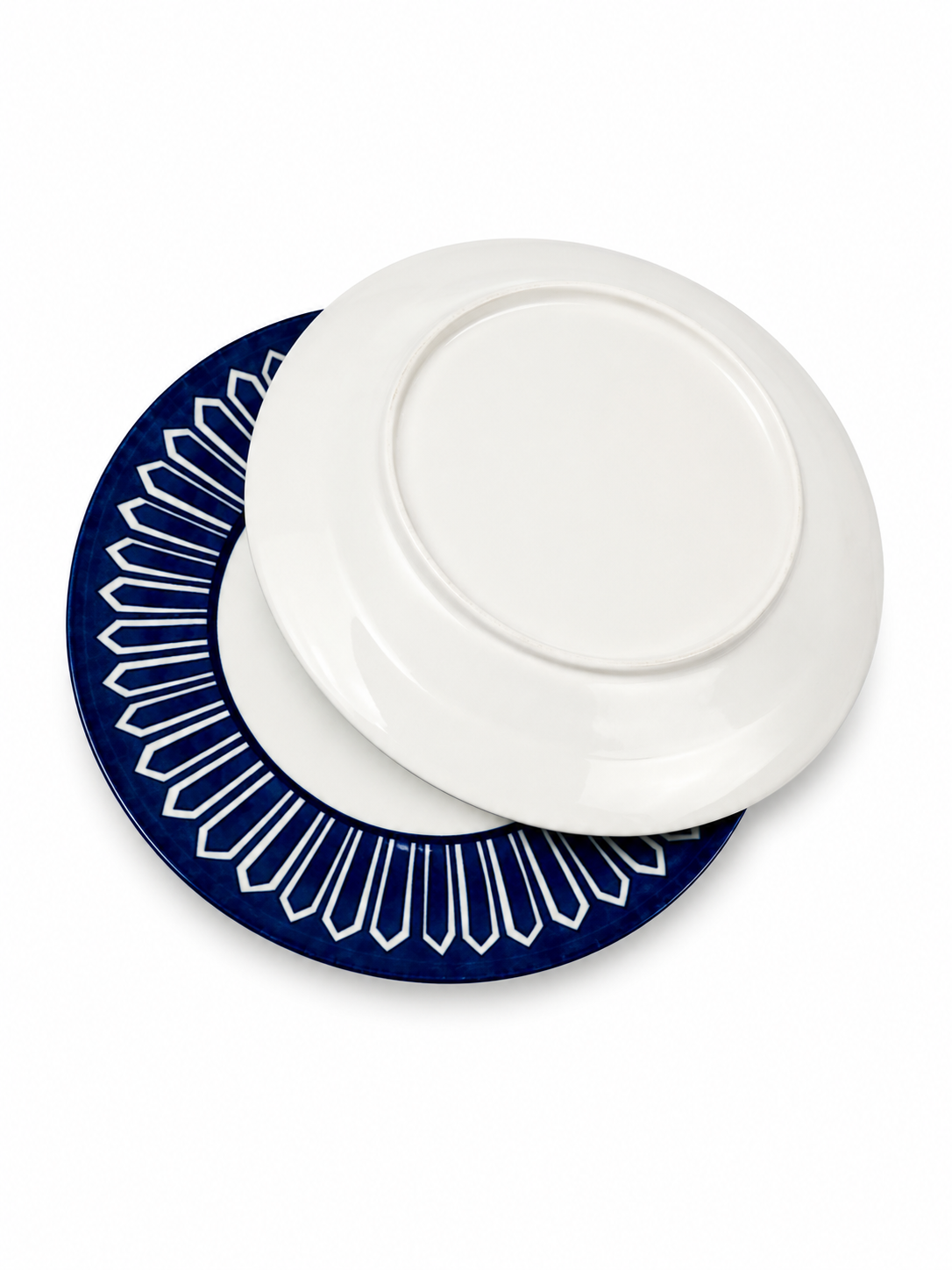 Plato De Ceramica Pando Diseño Llano Azul — imagen 2