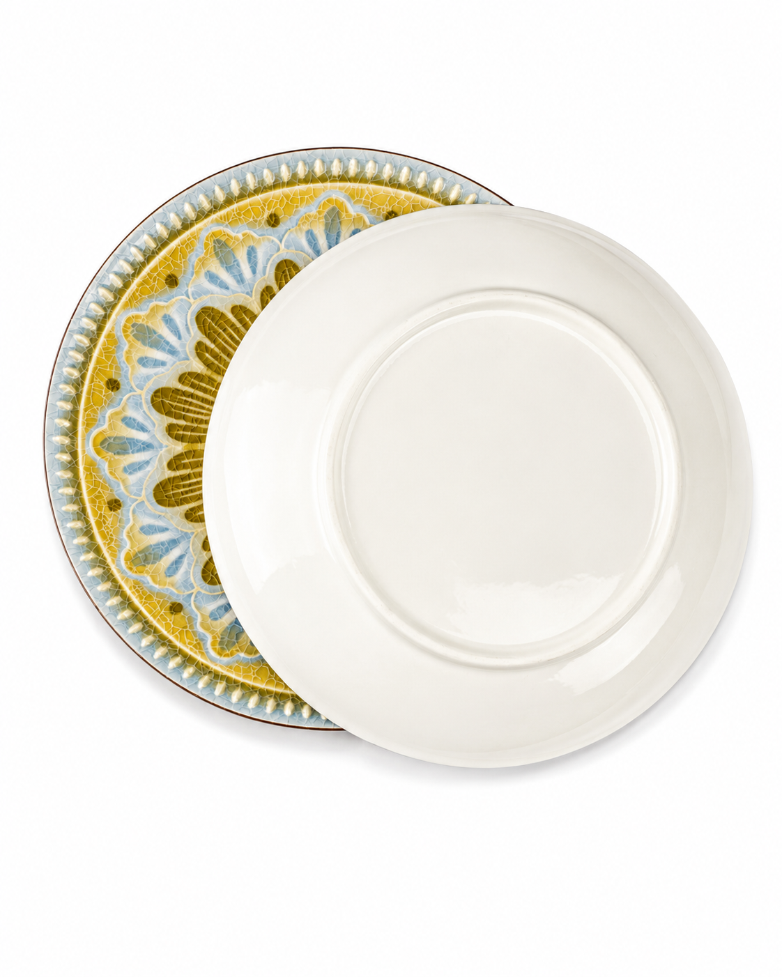 Plato De Ceramica Pando Diseño Mandala 26C — imagen 3