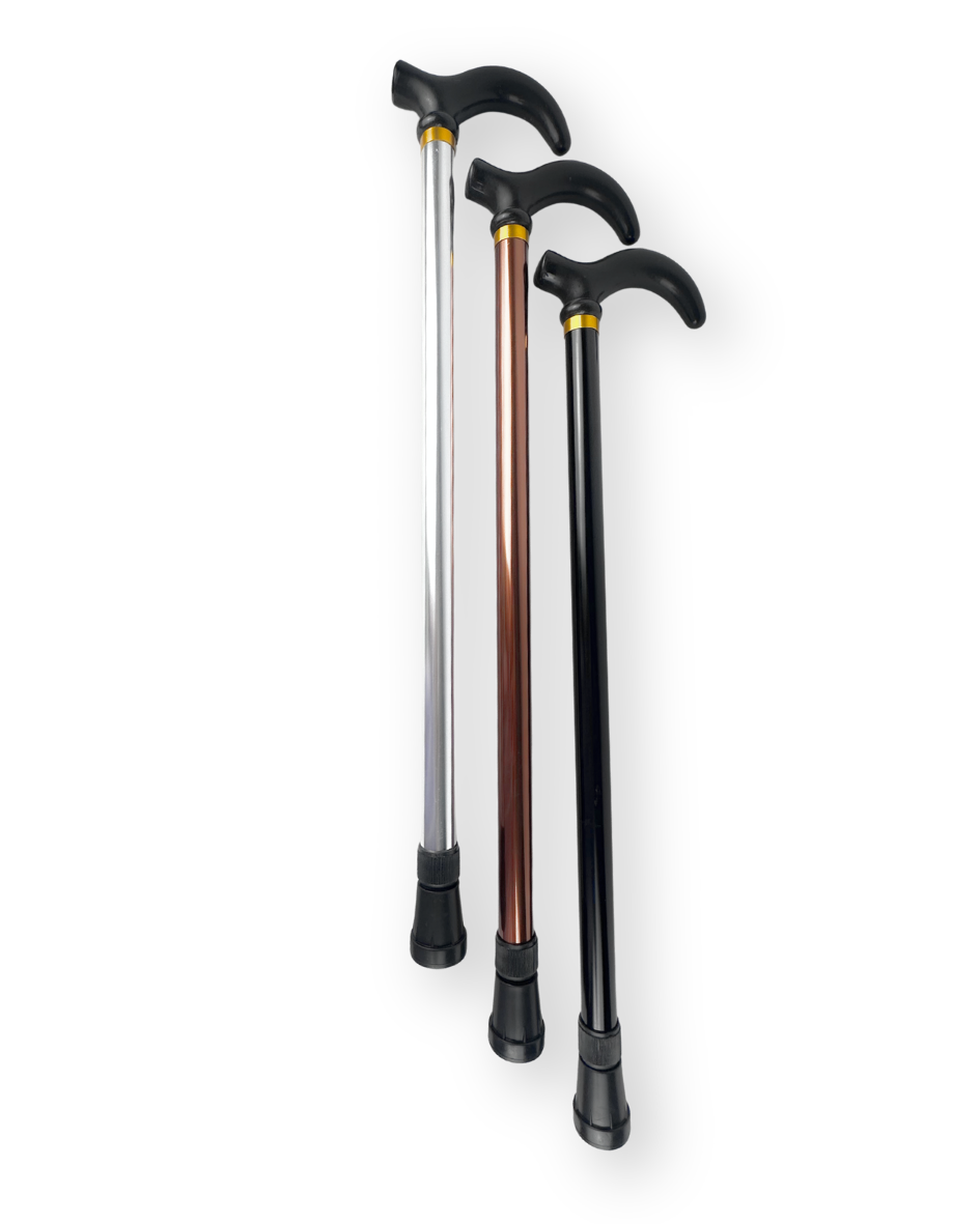 Baston Retractil Cromado 3 Colores 90Cm