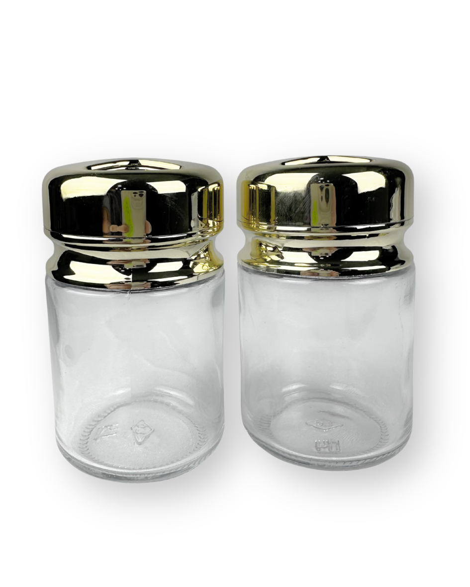 Condimentero Para Cocina X2 En Vidrio 130Ml