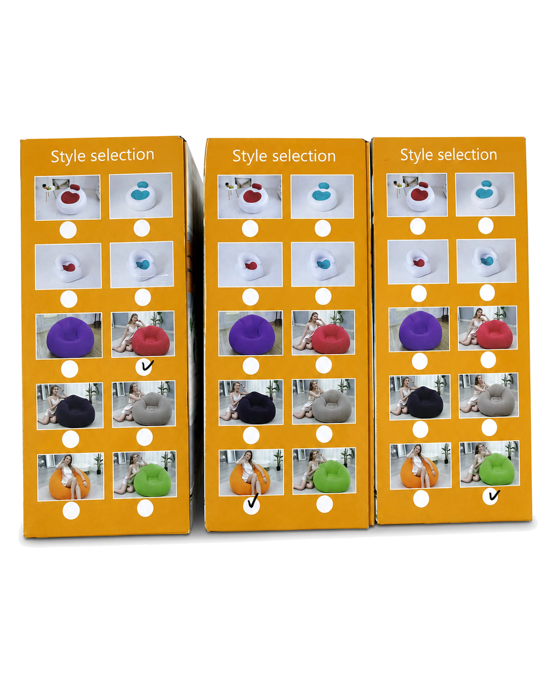 Poff Inflable 110X110X85Cm Colores Surtidos — imagen 4