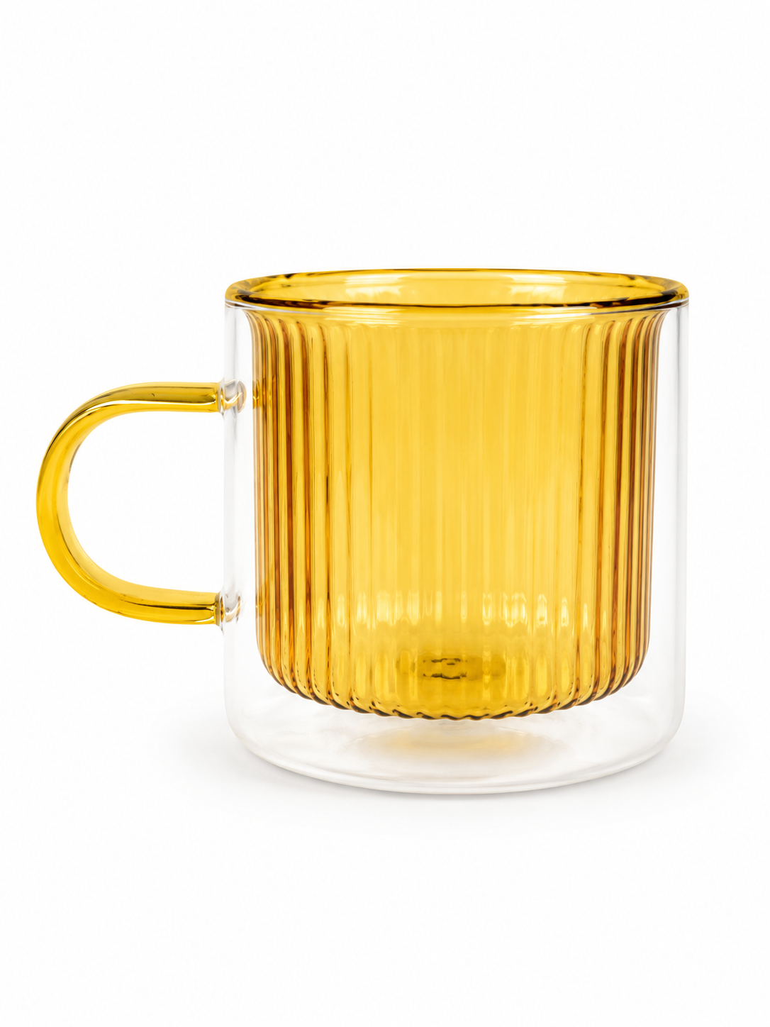 Pocillo Doble Fondo Amarillo 240 Ml — imagen 2
