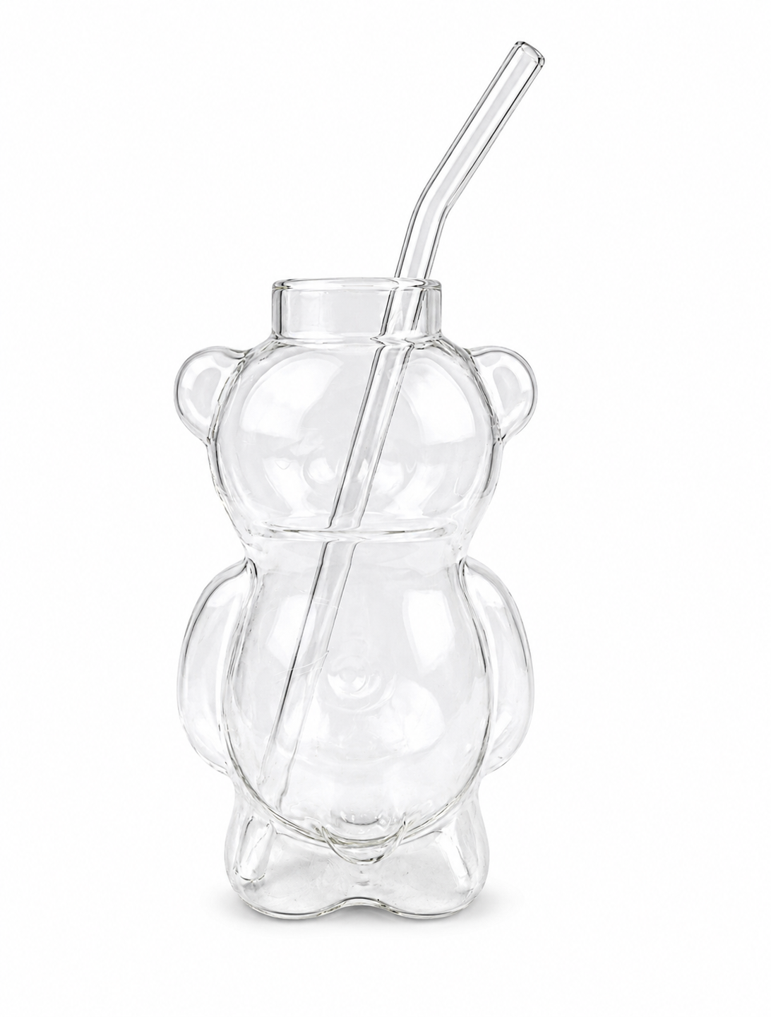 Vaso Pitillo Forma De Oso En Vidrio 250 Ml — imagen 2