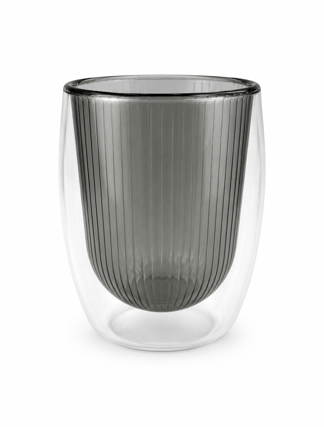 Vaso Doble Fondo 250Ml Gris