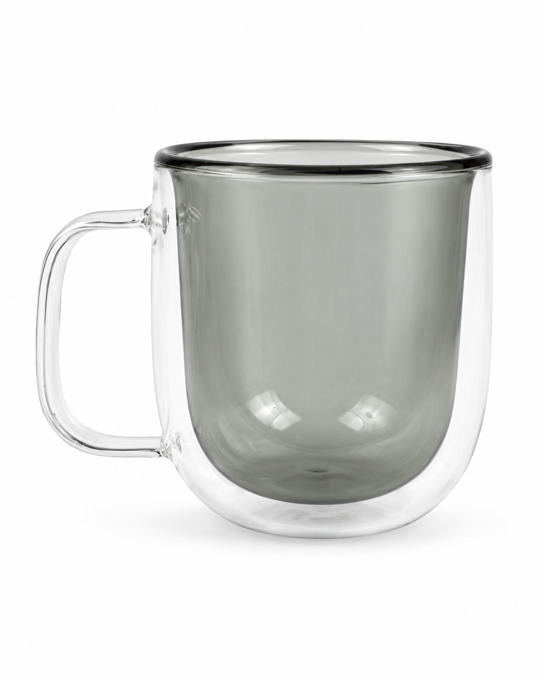 Vaso Doble Fondo Con Oreja 250Ml Negro