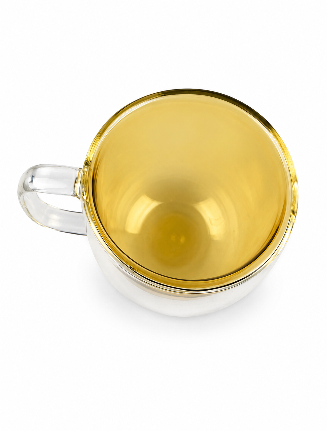 Vaso Doble Fondo Con Oreja 250Ml Amarill — imagen 2