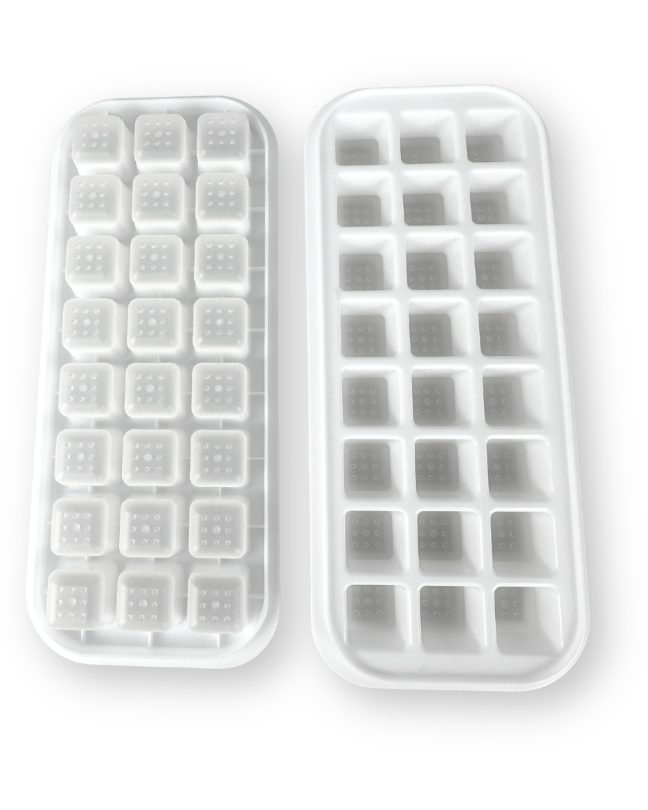 Molde Plastico Para Hielo Con Silicona
