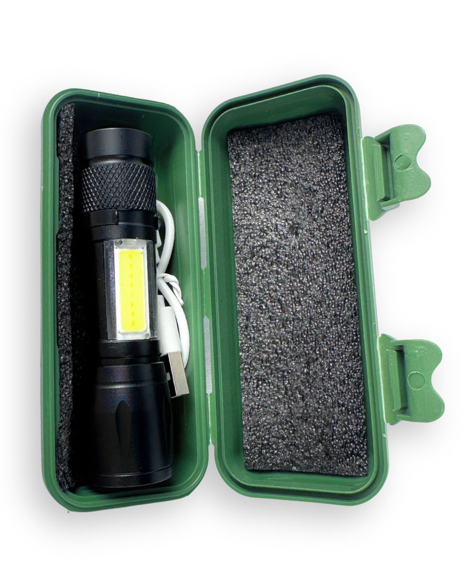 Linterna Recargable Doble Luz 9Cm — imagen 2