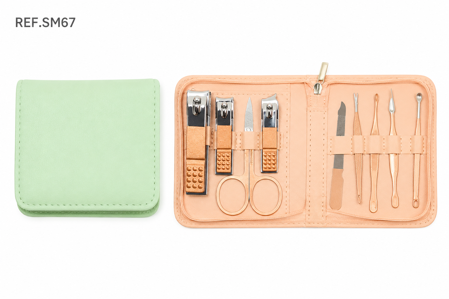 Set De Manicure En Acero Inoxidable X 10Pcs