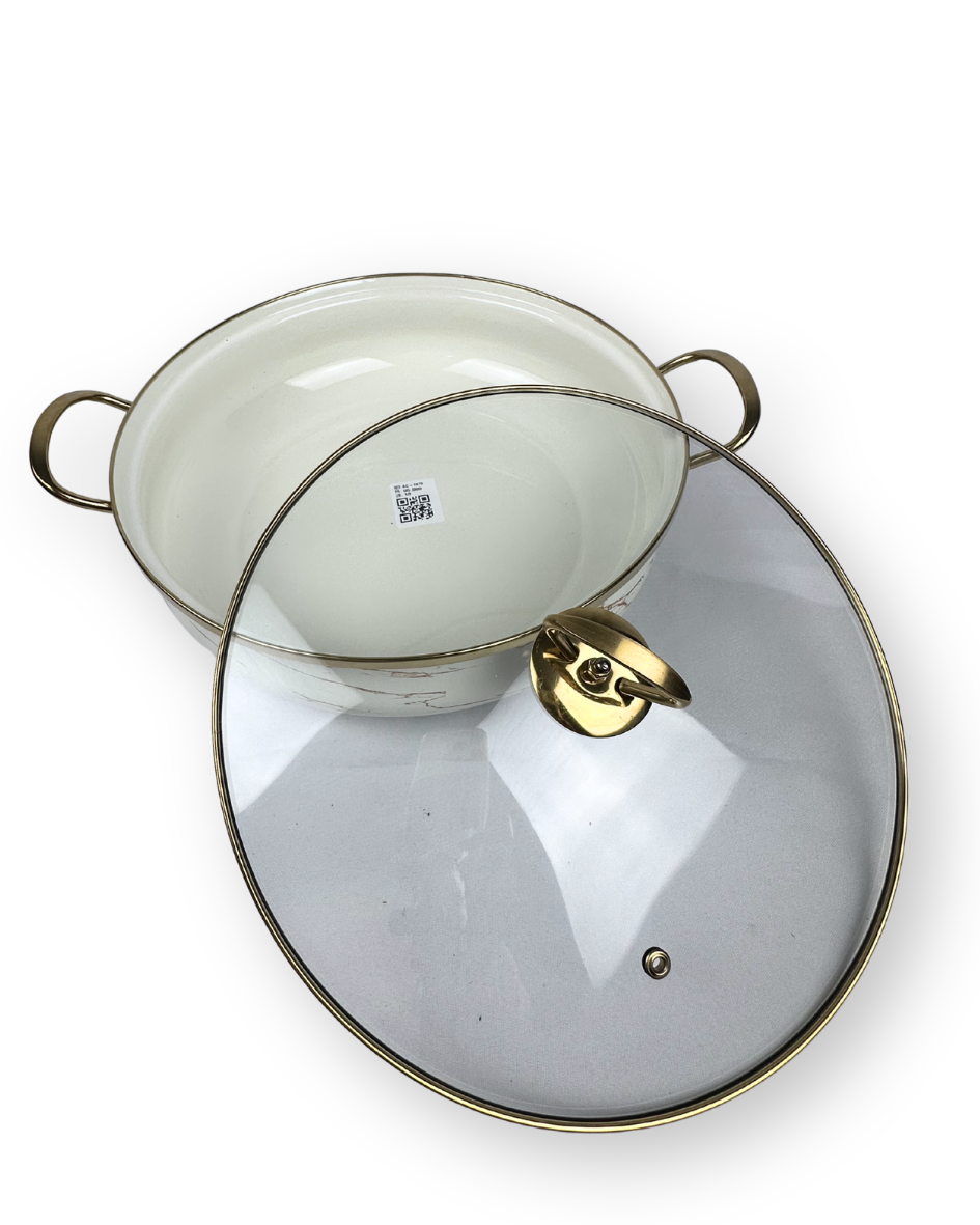 Recipiente En Peltre Con Tapa Capacidad De 5 Lts/30Cm — imagen 2