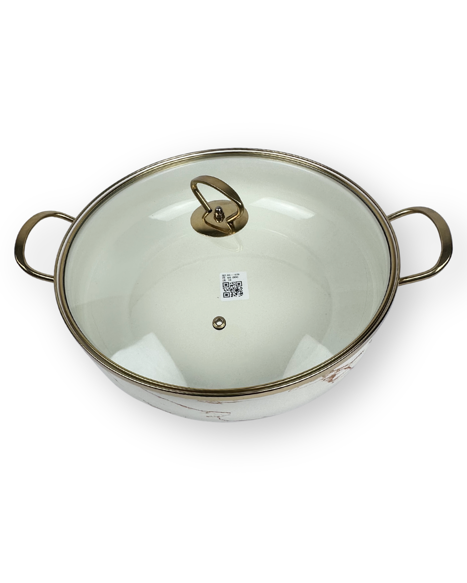 Recipiente En Peltre Con Tapa Capacidad De 5 Lts/30Cm — imagen 3