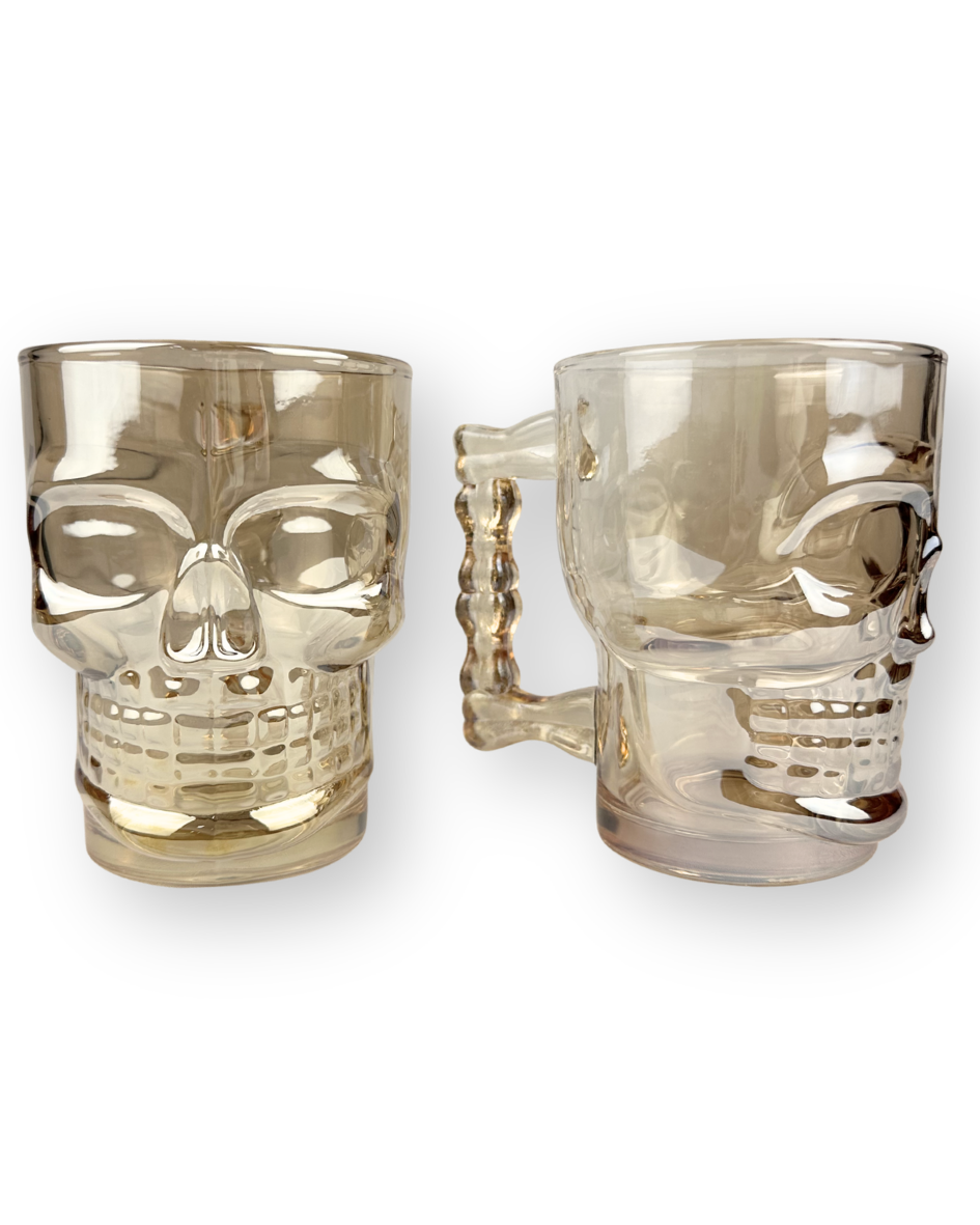 Jarro Cervecero Calavera Dorado Caja X2 Pcs 500Ml — imagen 2