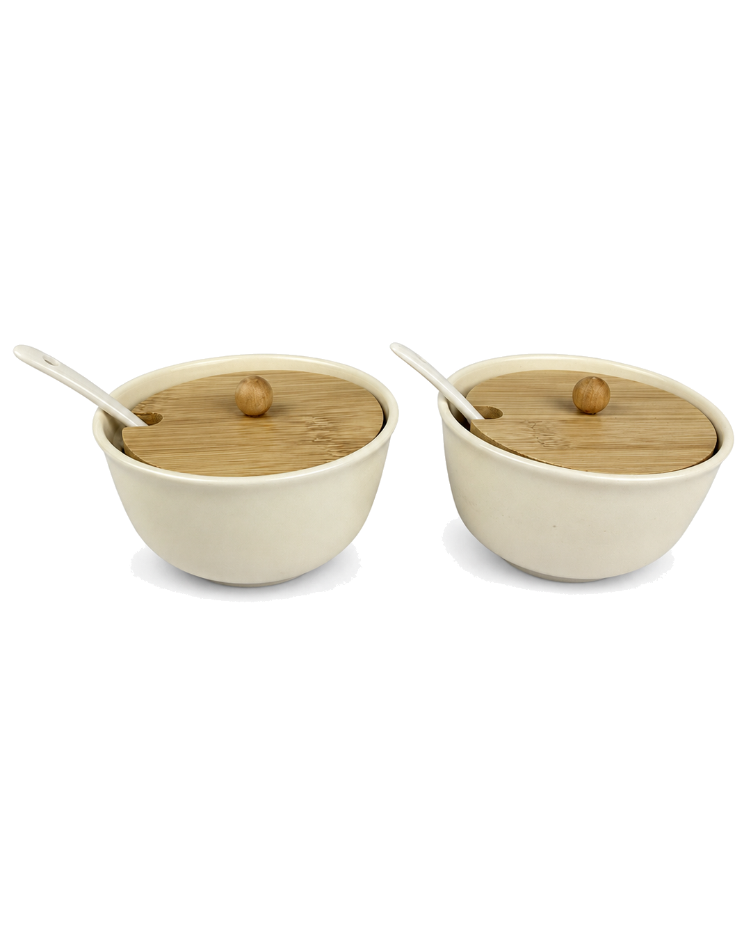 Azucarera Con Tapa De Madera 320 Ml