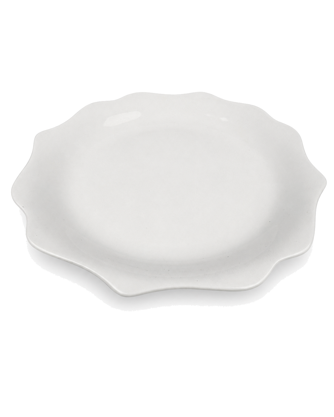 Plato Blanco En Curvas 7.8 Pulgadas Plano — imagen 3