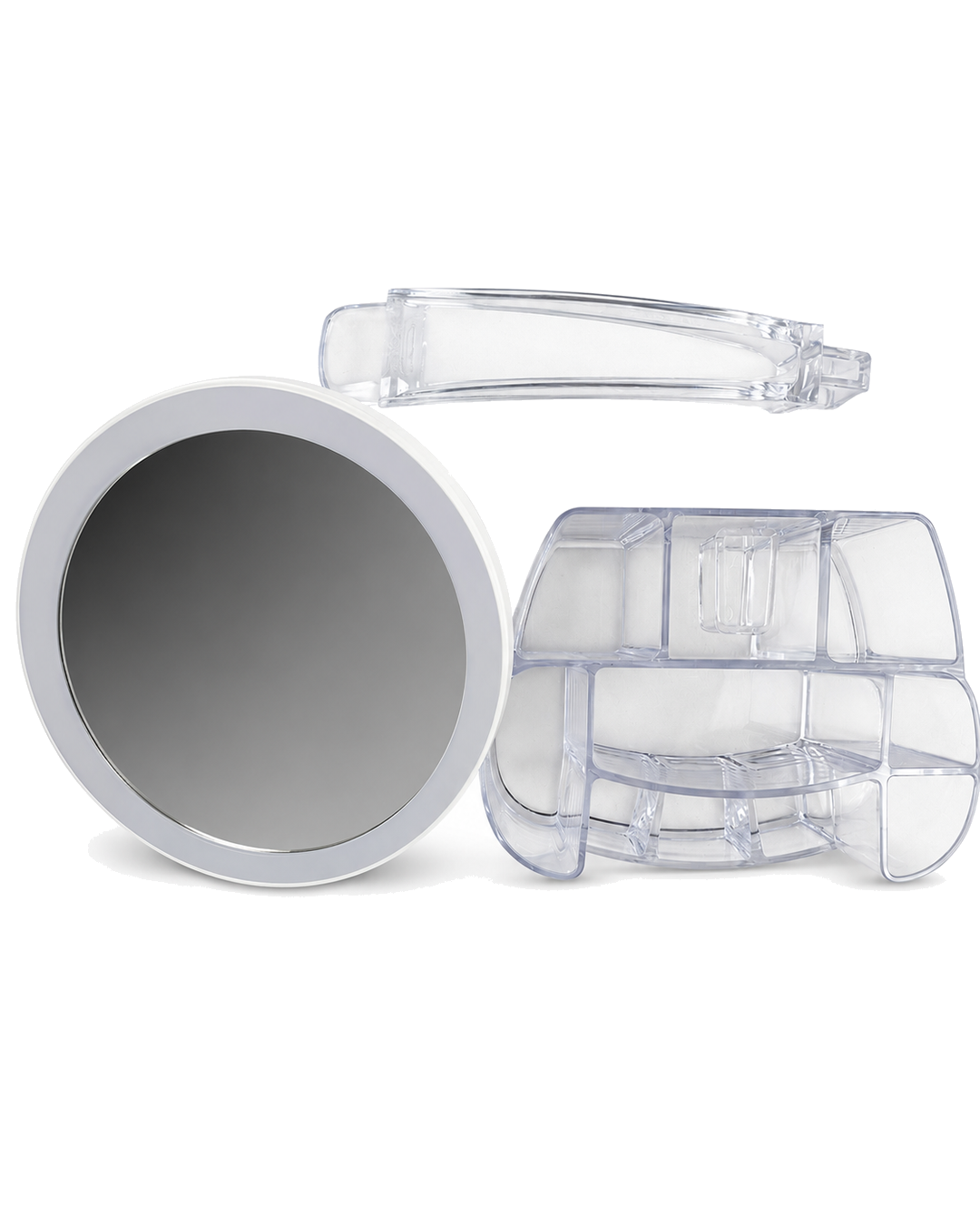 Espejo Led Circular Para Maquillaje Con Almacenamiento Bateria Aaa No Viene Incluida — imagen 4