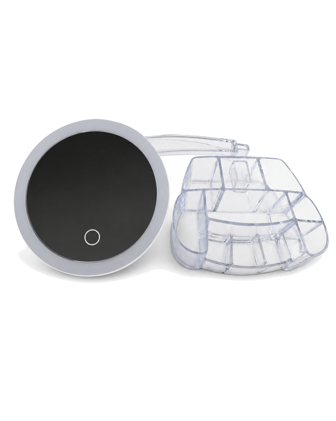Espejo Led Circular Para Maquillaje Con Almacenamiento Bateria Aaa No Viene Incluida — imagen 3