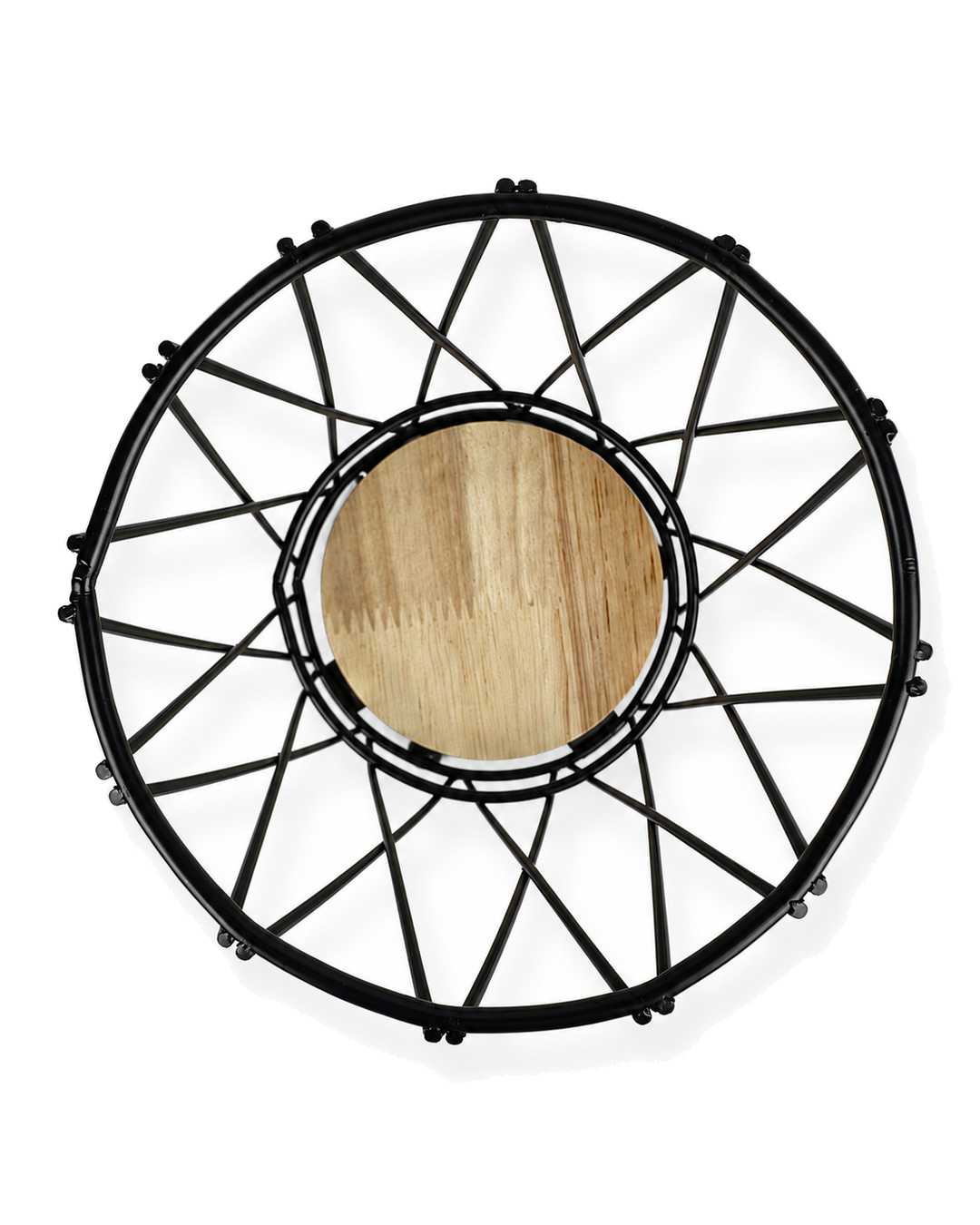 Canasta Multi Usos En Madera Y Metal 12.5 X 10Cm — imagen 2