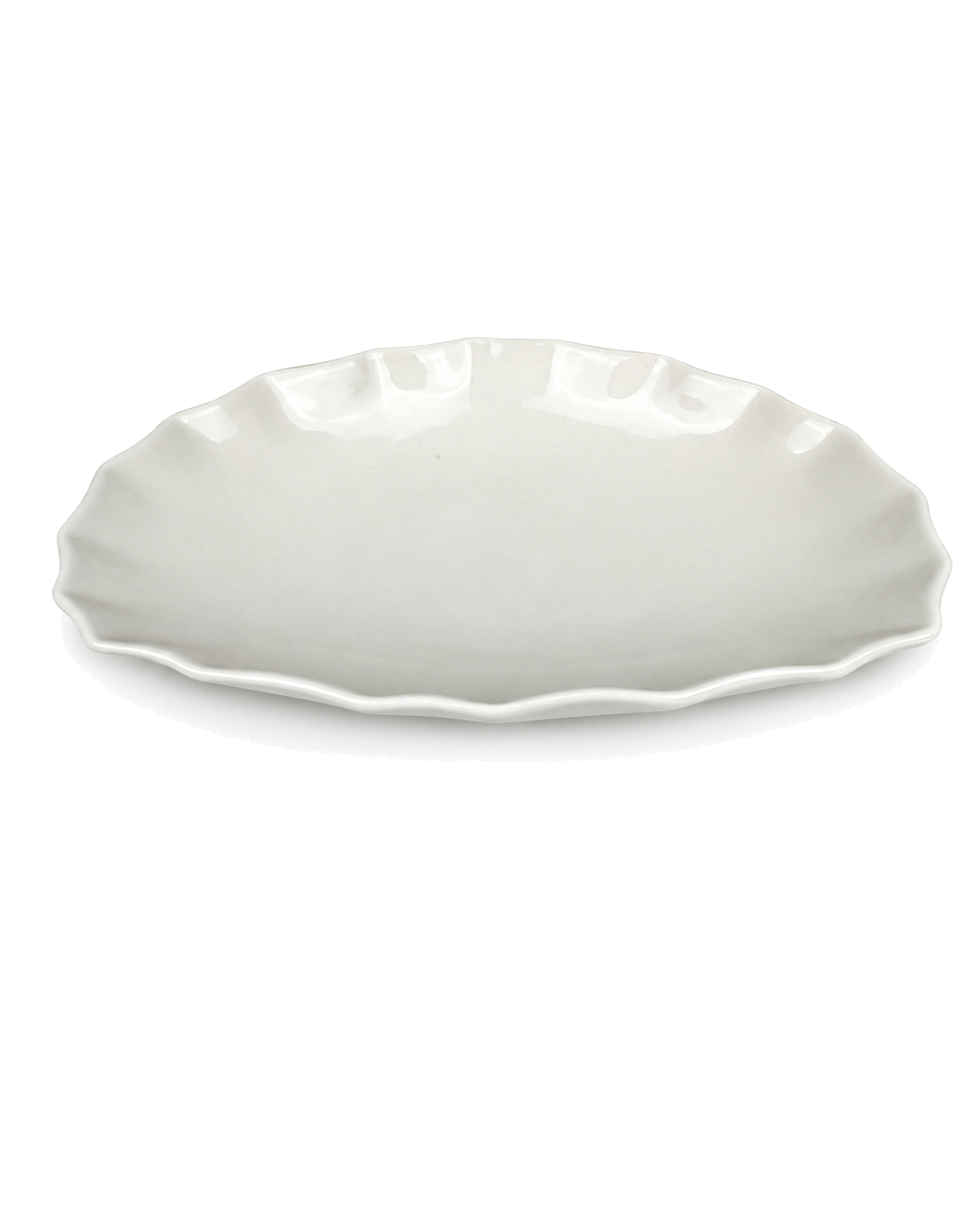 Ensaladera En Froma Irregular 850Ml Blanca — imagen 2
