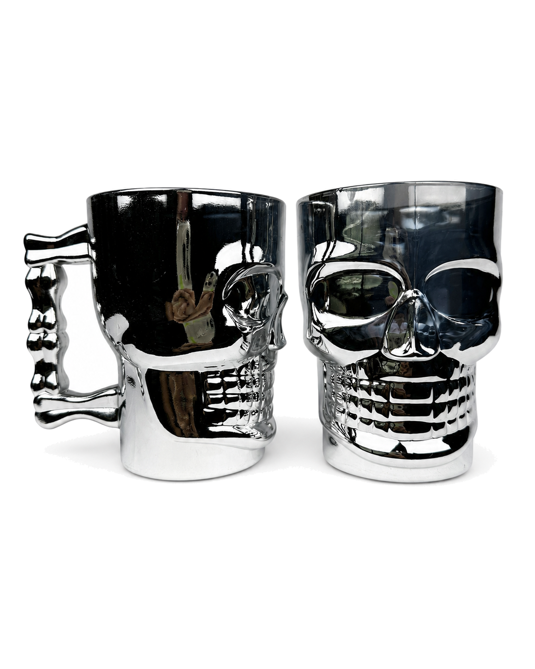 Juego De 2 Vasos, Precio Por Set Plateado 500Ml