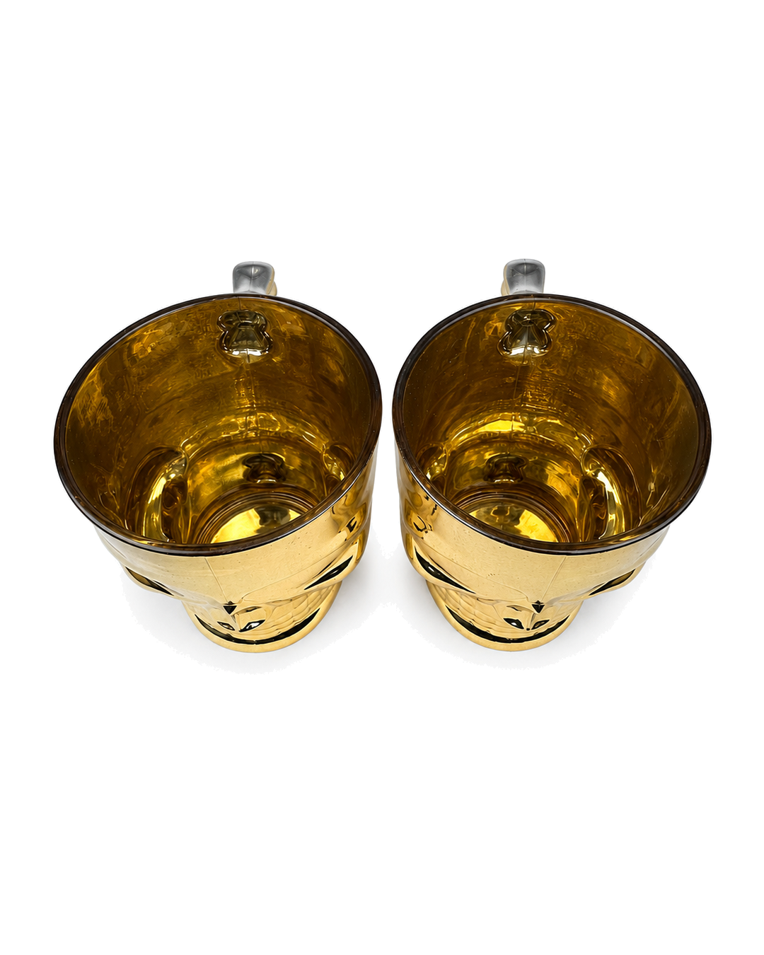 Juego De 2 Vasos, Precio Por Set Dorado — imagen 3