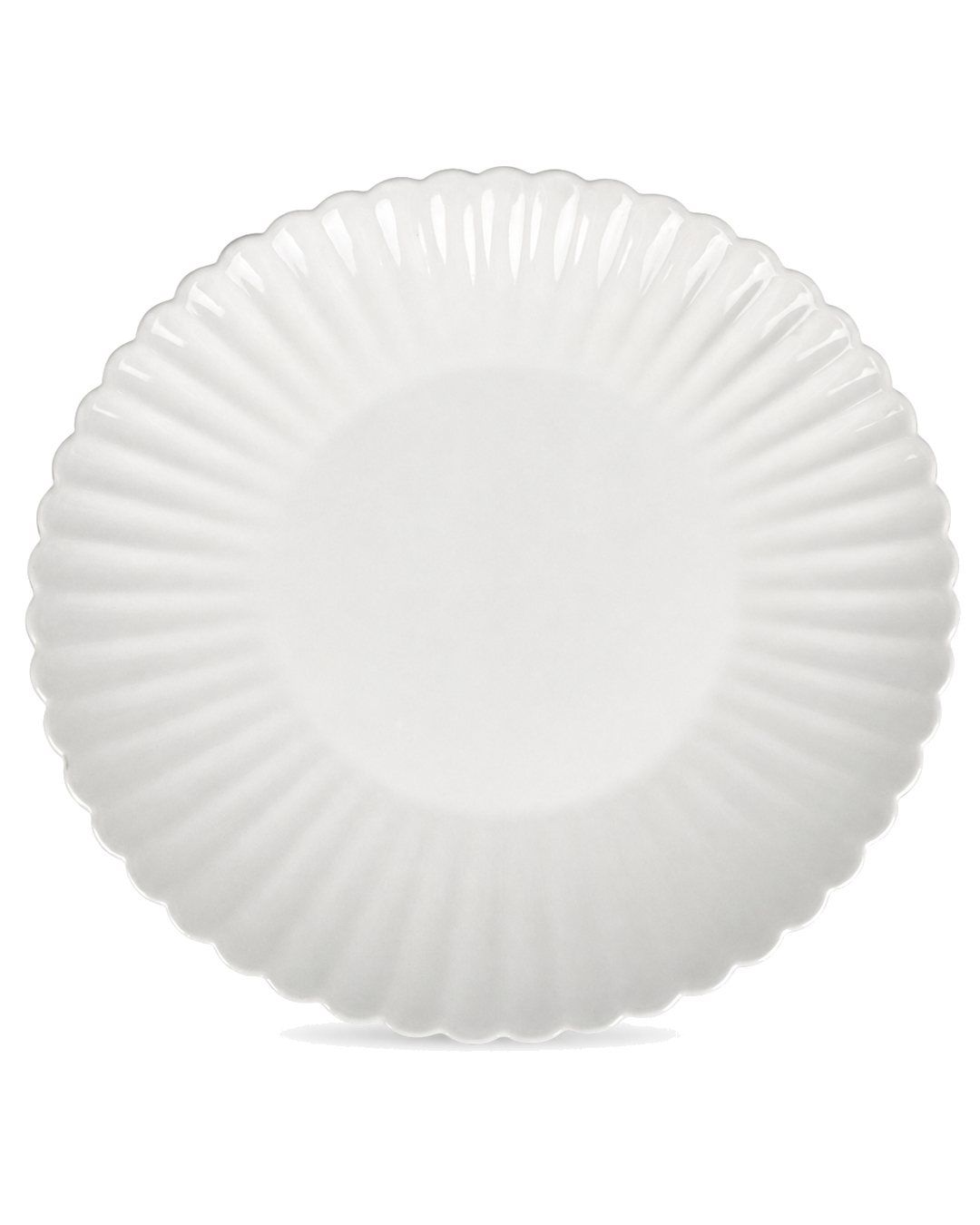 Plato En Ondas Redondo 10.5 Pulgadas