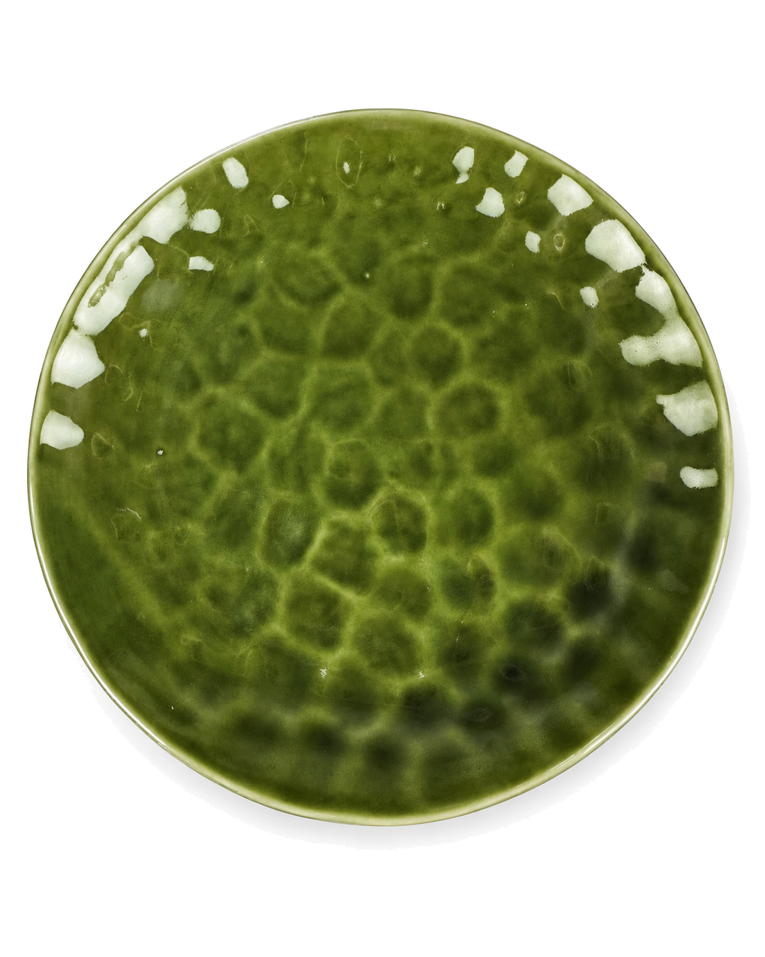 Plato En Ondas Colores Tierra 10 Pulgadas — imagen 2